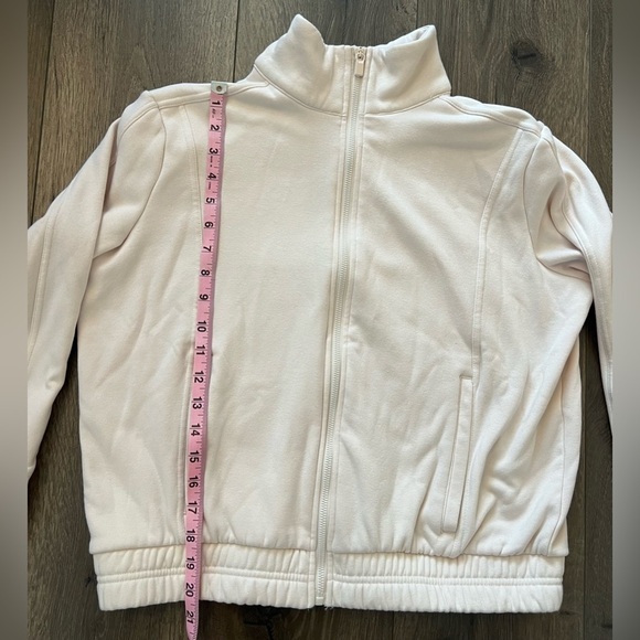 Yogalicious Cloud Plush Departure Jacket Cream Size Large - Picture 5 of 6